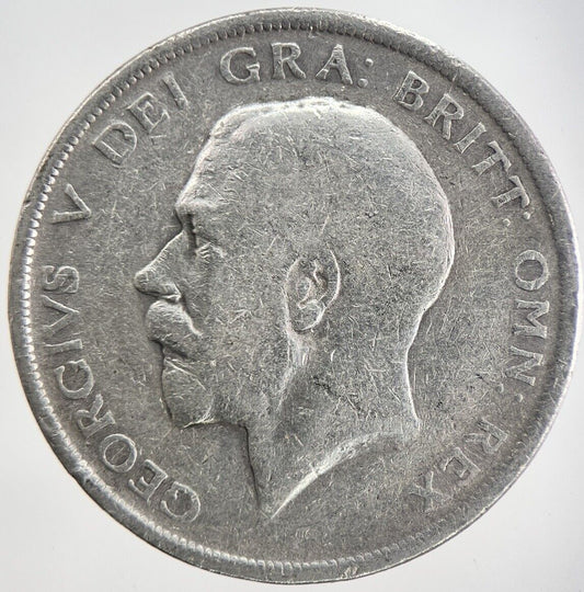 1918 George V Half - Crown Silver Coin | Collectable Grade