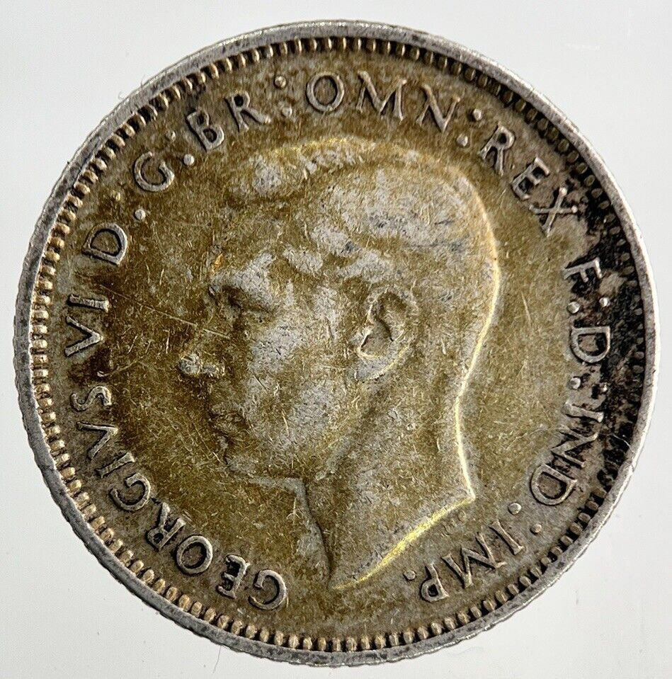 1942 Australia Sixpence Silver Coin | Fine Collectable Grade