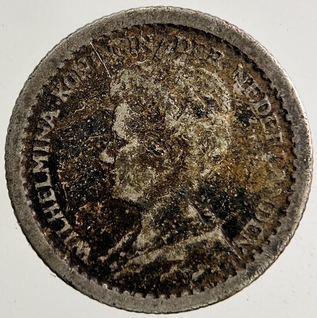 1917 Netherlands 10 Cents Silver Coin | Collectable Grade