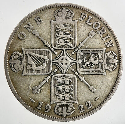1922 George V Florin Silver Coin | Fine Collectable Grade