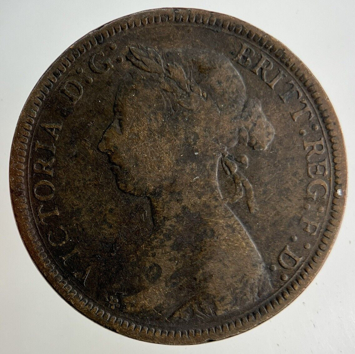 1887 Victoria Half - Penny Coin | Fine Collectable Grade