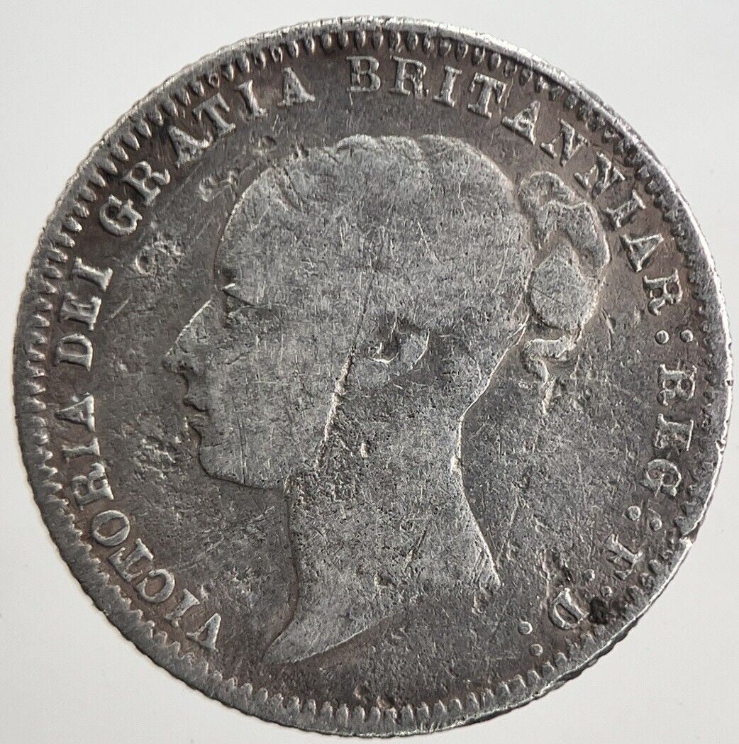 1875 Victoria Sixpence Silver Coin | Collectable Grade | a5528