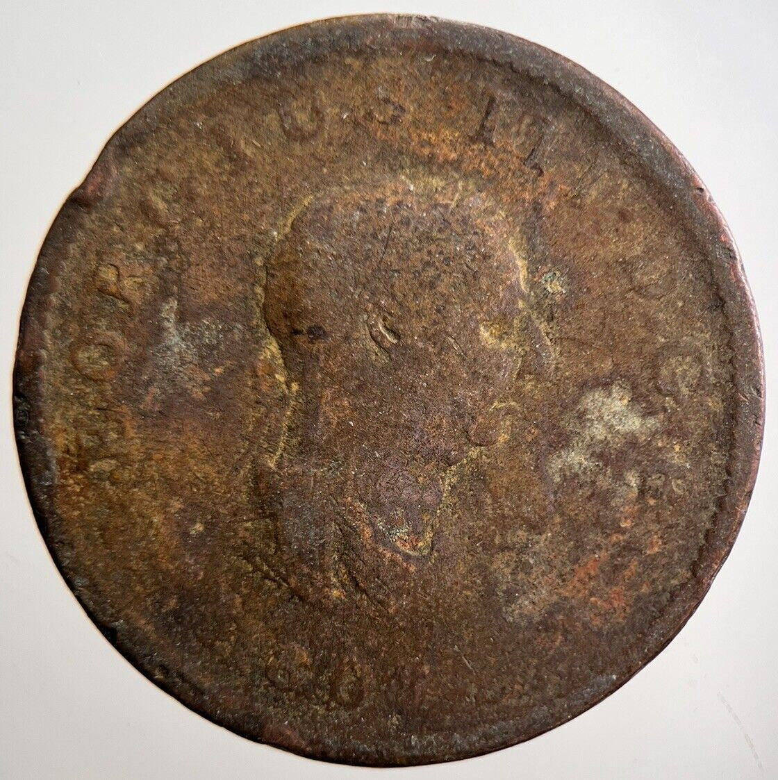 1806 George III 3rd Half - Penny Coin | Collectable Grade | a3659