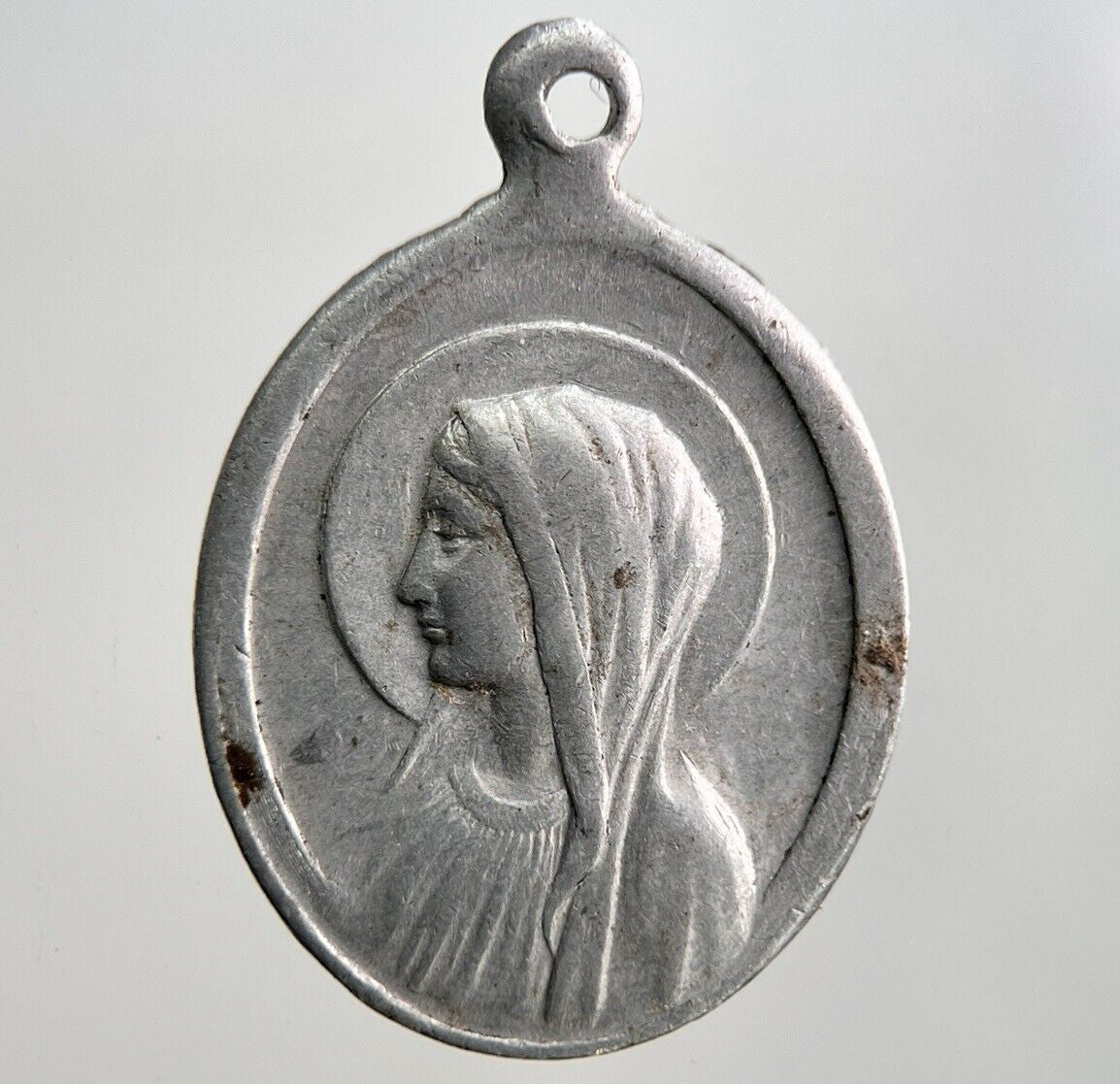 Old Religious Mary Pendant Necklace Charm Amulet | Height 2.5cm | a2958