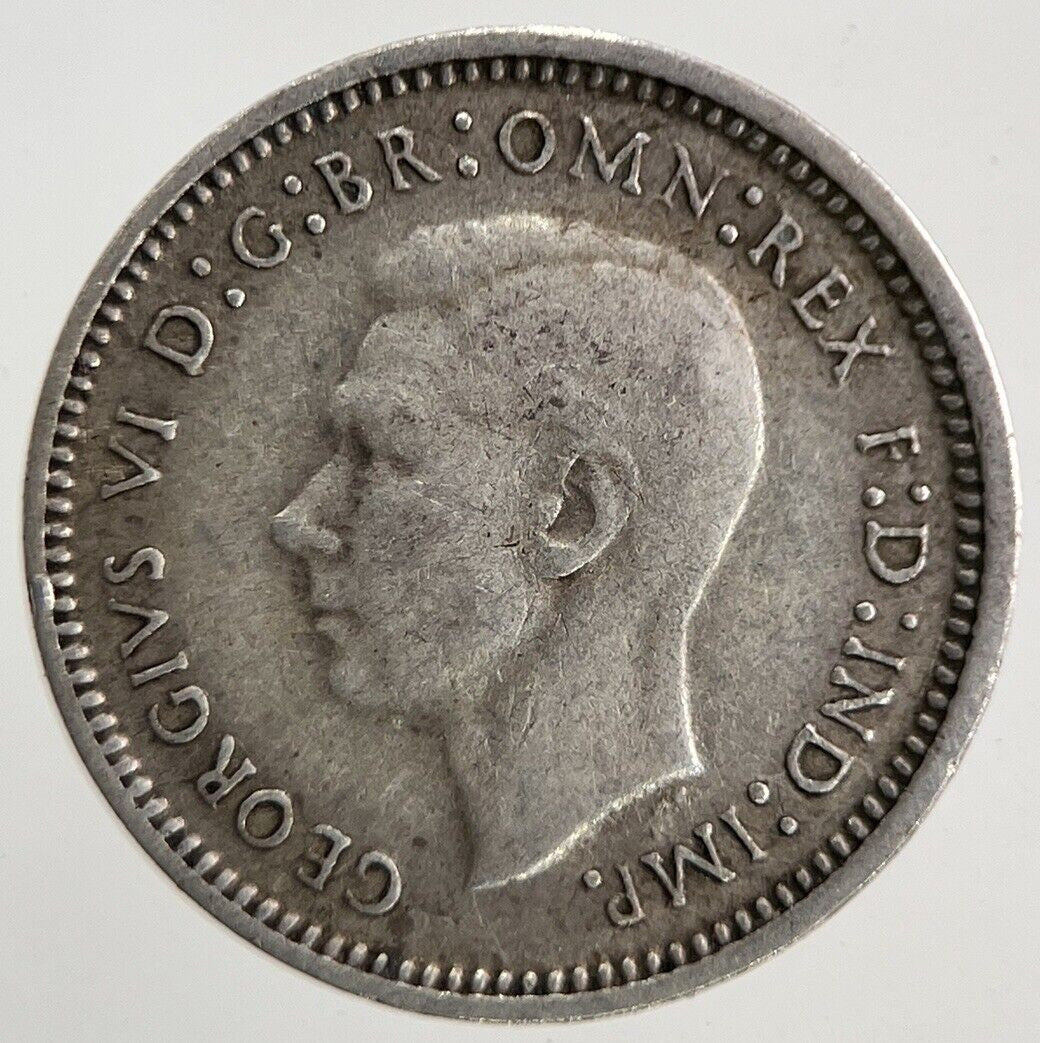 1943 Australia Threepence Silver Coin | Fine Collectable Grade