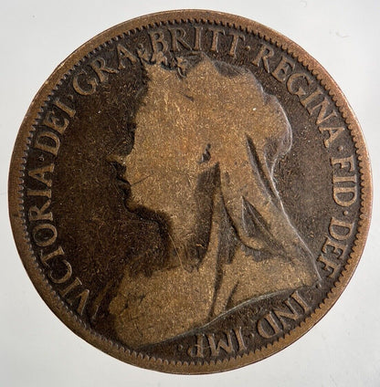 1896 Victoria One Penny Coin | Collectable Grade