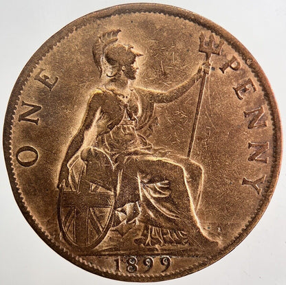1899 Victoria Penny Coin | Fine Collectable Grade | a5931
