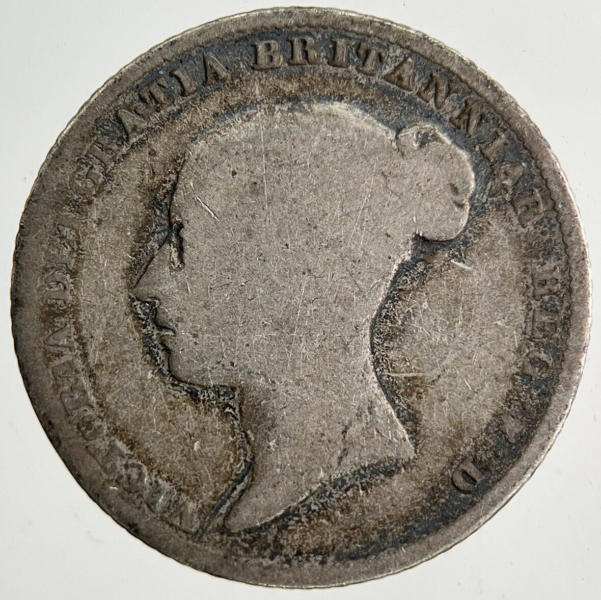 1842 Victoria Sixpence Silver Coin | Collectable Grade | a6498