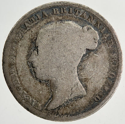 1842 Victoria Sixpence Silver Coin | Collectable Grade | a6498