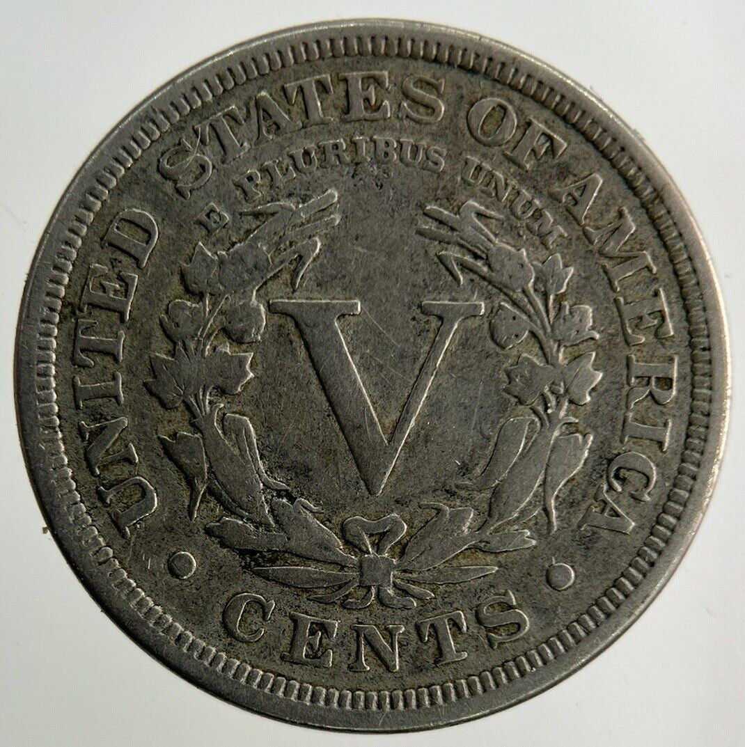 1911 US USA Nickel 5 Cents Coin | Fine Collectable Grade