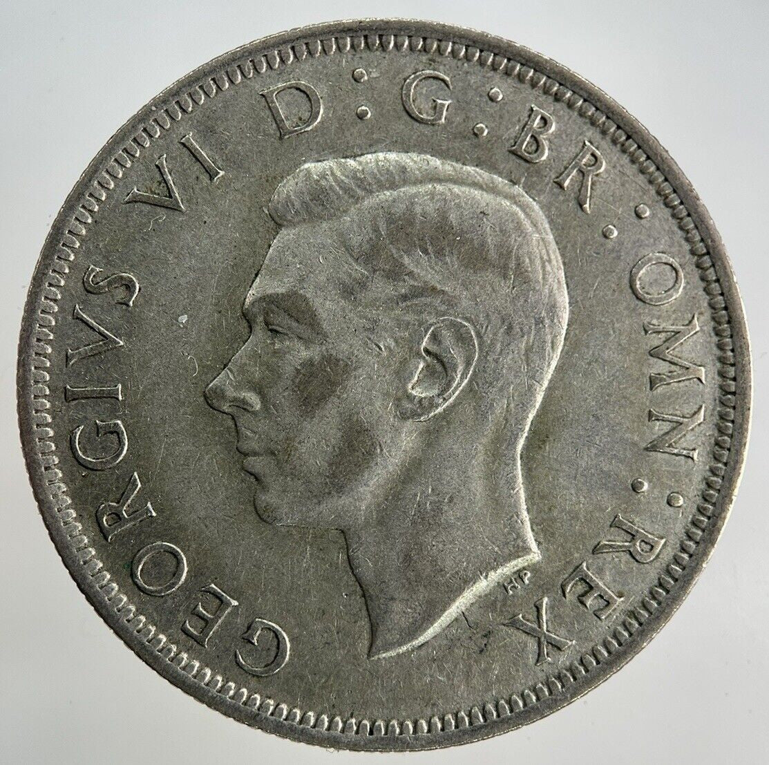 1942 George VI Half - Crown Silver Coin | Fine Collectable Grade