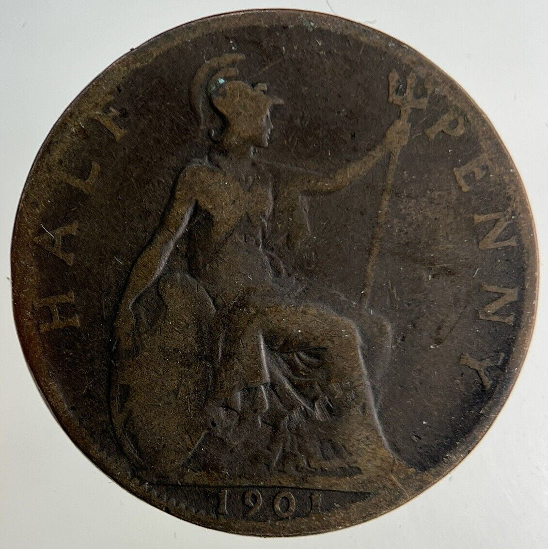 1901 Victoria Half - Penny Coin | Collectable Grade