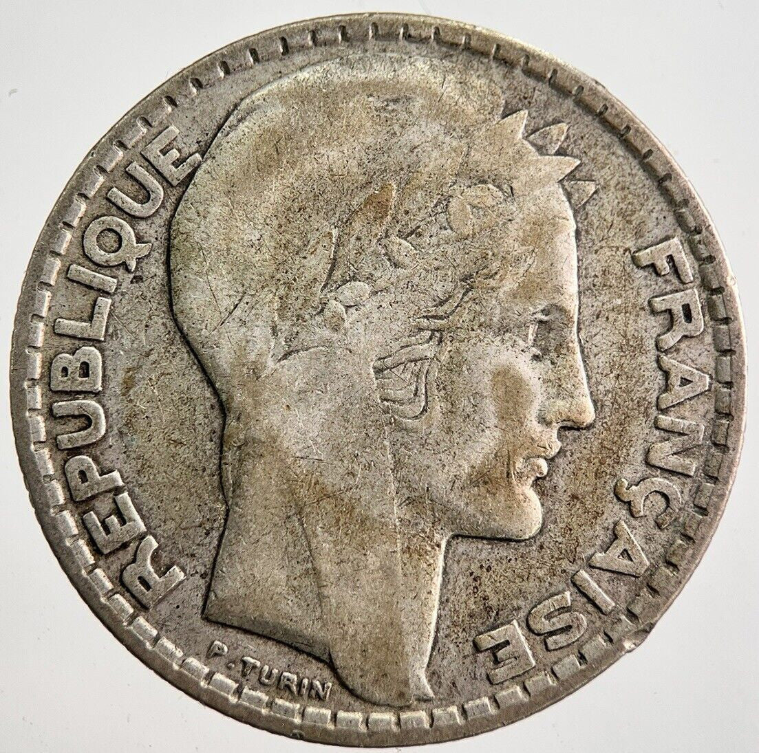 1929 France 10 Francs Silver Coin | Fine Collectable Grade