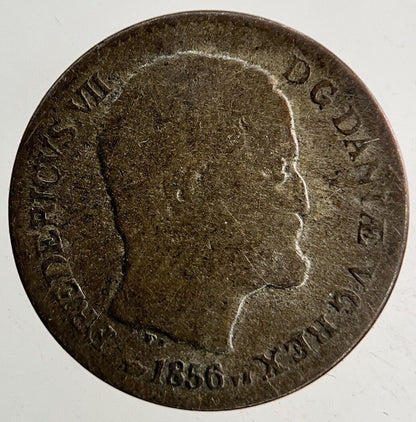 1856 Denmark 4 Skilling Silver Coin | Collectable Grade
