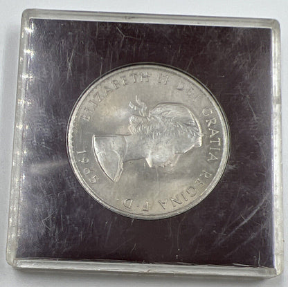 1965 Winston Churchill Crown Coin in Case | Collectable Grade | a90380