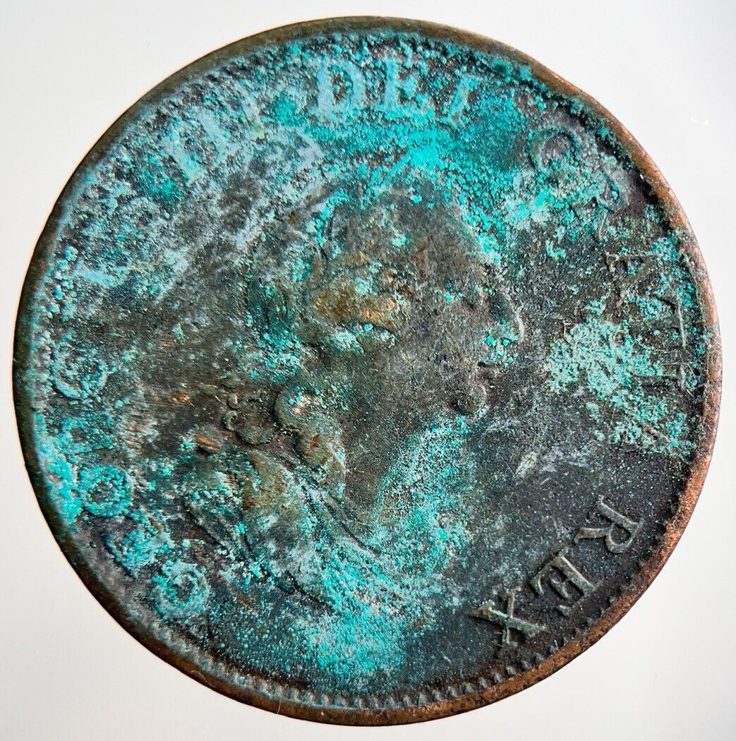 1799 George III Half - Penny Coin | Collectable Grade | a2883