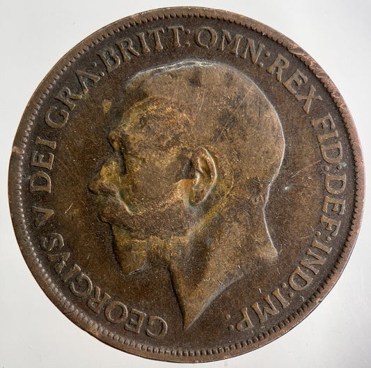 1912 - H George V One Penny Coin | Collectable Grade