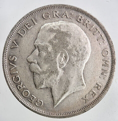 1923 George V Half - Crown Silver Coin | Fine Collectable Grade