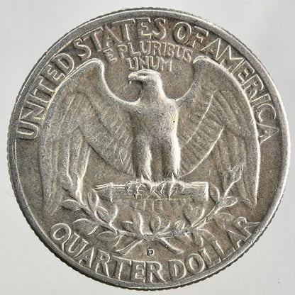 1963 - D US USA Quarter Dollar Silver Coin | Fine Collectable Grade