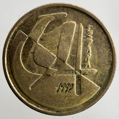 1992 Spain 5 Pesetas Coin | Fine Collectable Grade