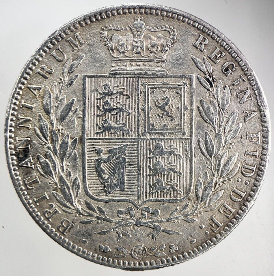 1874 Victoria Half - Crown Silver Coin | Very High Grade