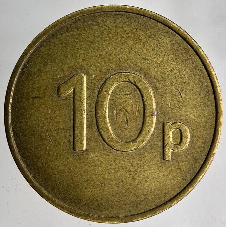 Old Retro British JPM 10p Gaming Token Coin | Fine Collectable Grade