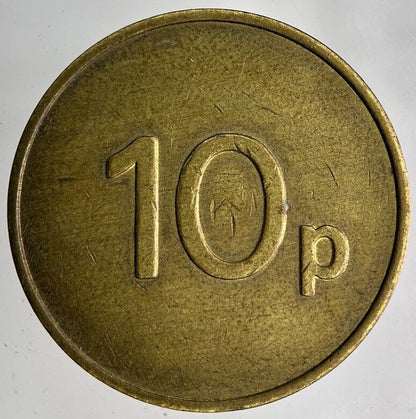Old Retro British JPM 10p Gaming Token Coin | Fine Collectable Grade
