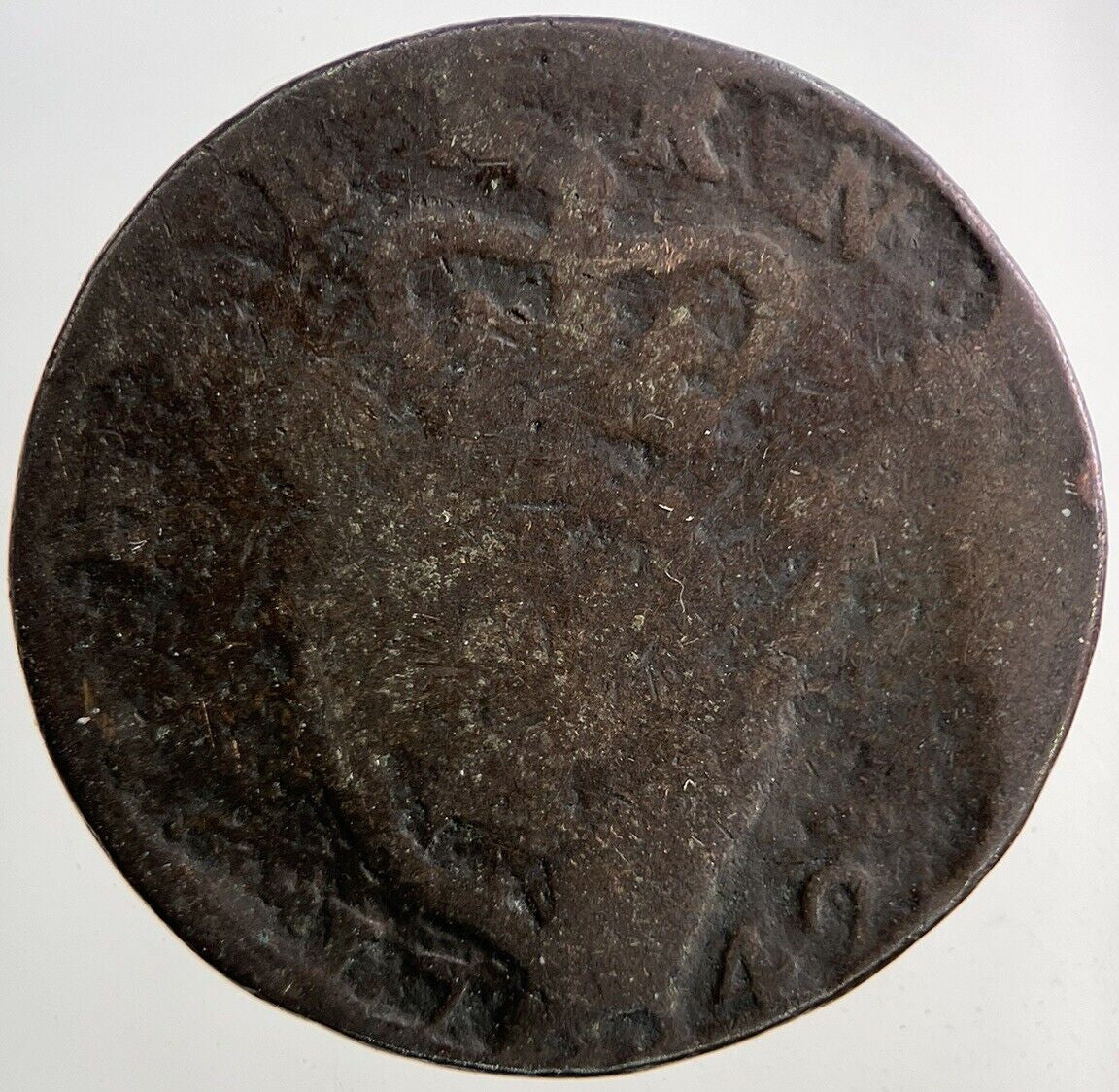 1742 Irish Half - Penny Coin | Collectable Grade