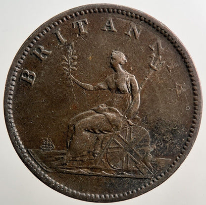 1806 George III 3rd Half - Penny Coin | Fine Collectable Grade | a3838