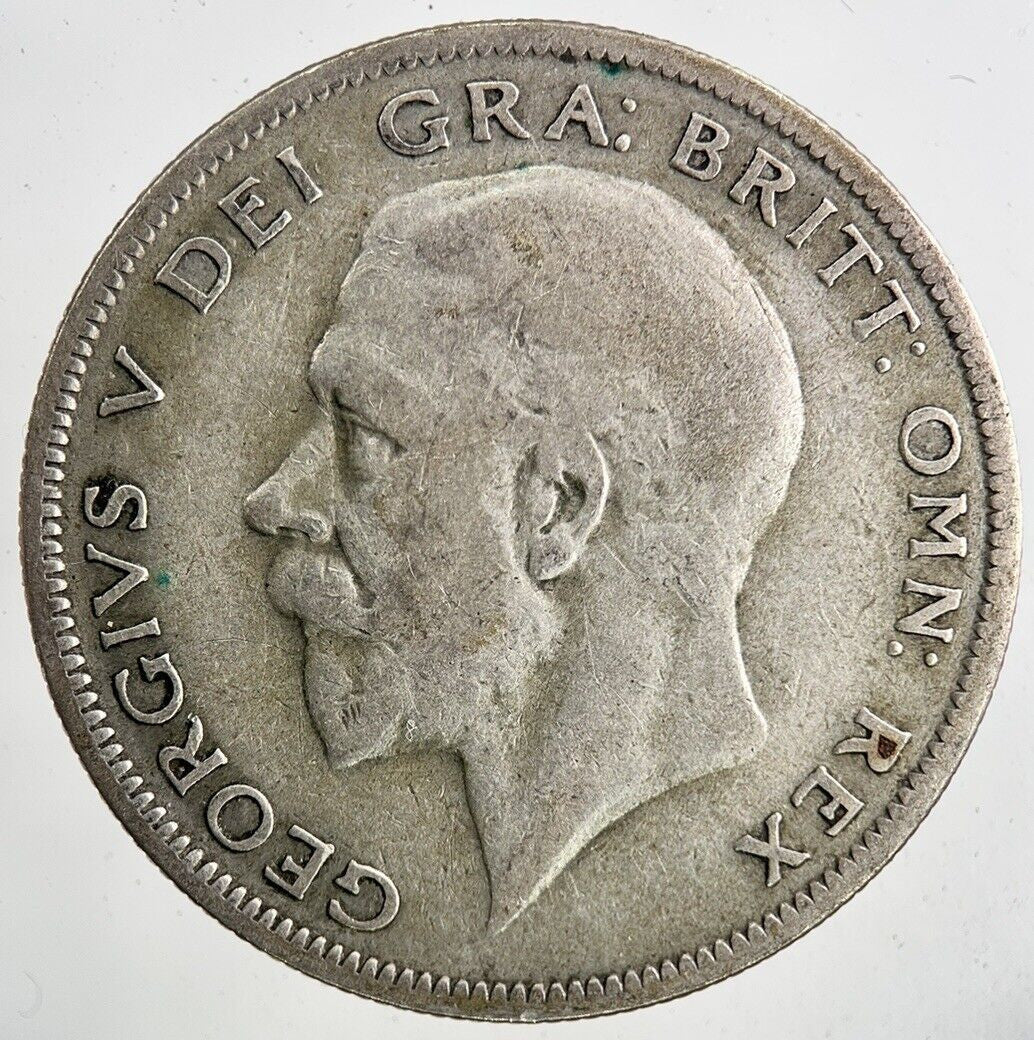 1928 George V Half - Crown Silver Coin | Fine Collectable Grade