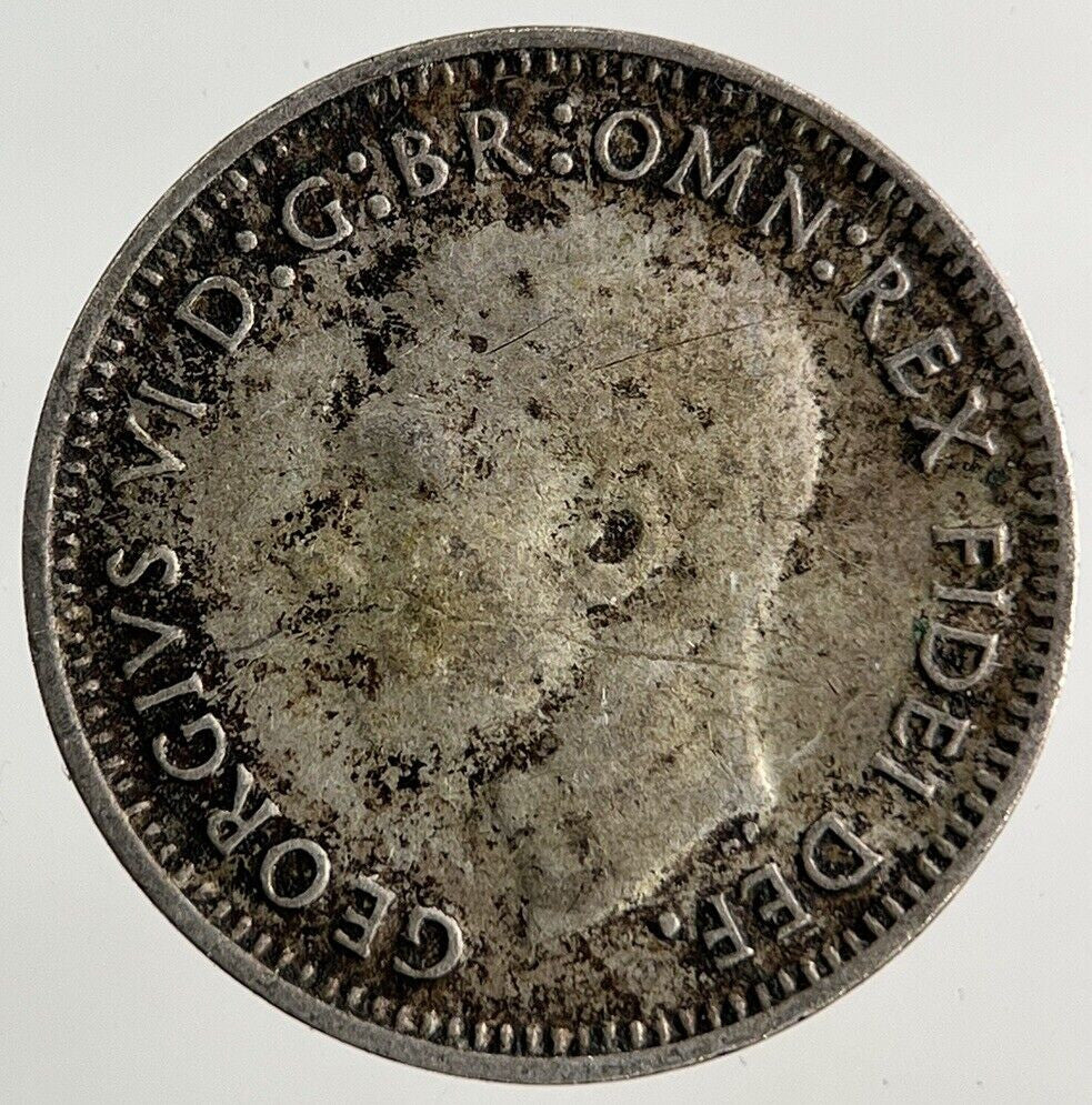 1951 Australia Threepence Silver Coin | Fine Collectable Grade