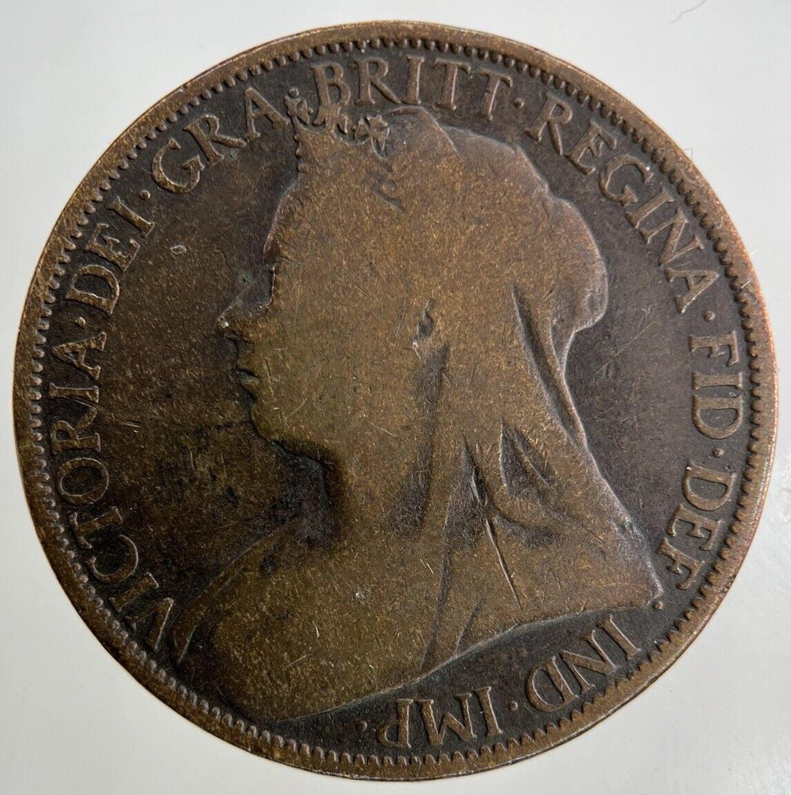 1895 Victoria One Penny Coin | Collectable Grade