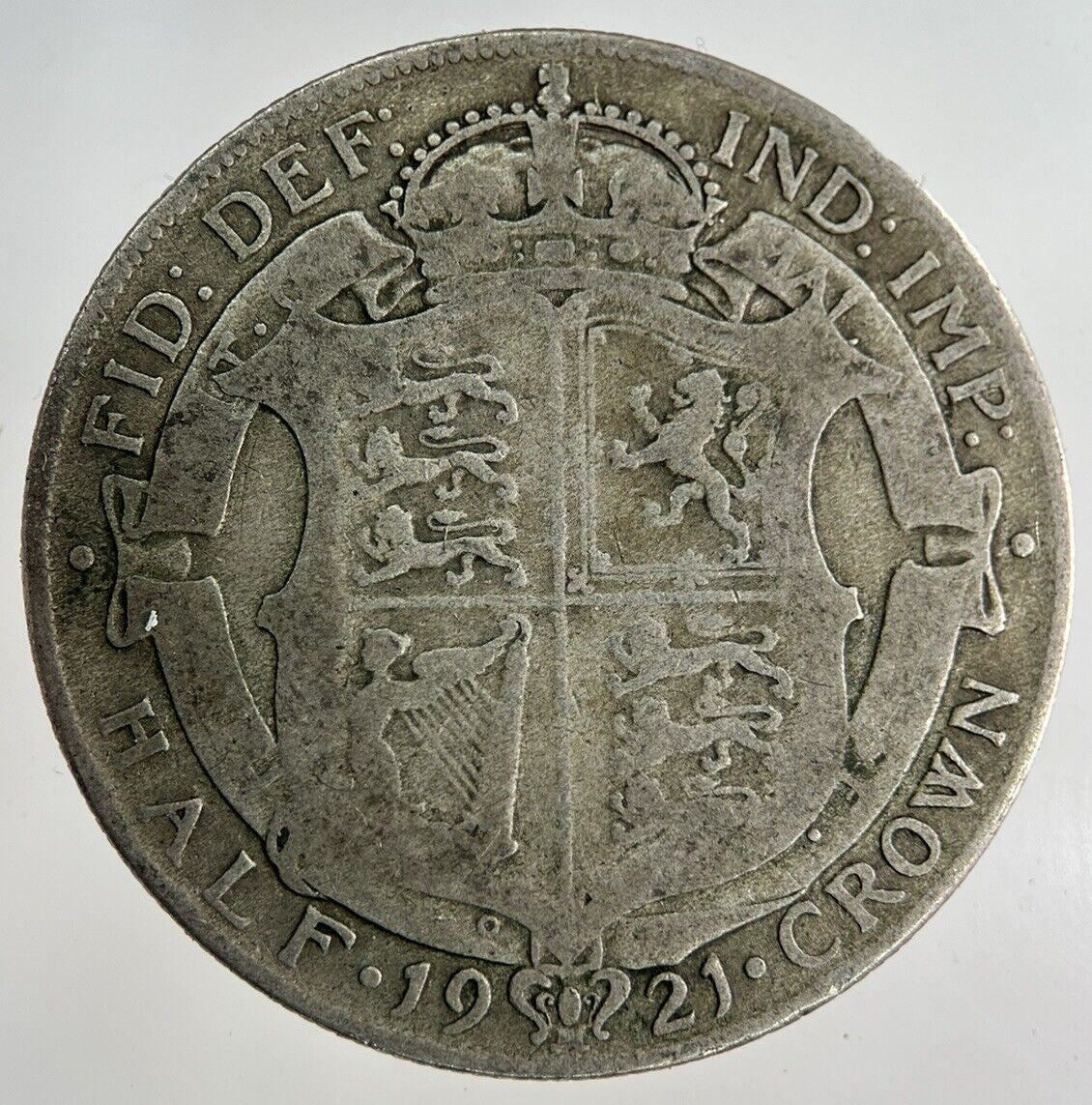 1921 George V Half - Crown Silver Coin | Collectable Grade