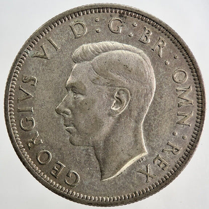 1939 George VI Half - Crown Silver Coin | Very High Grade