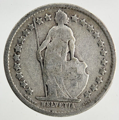 1907 Switzerland Swiss 1/2 Half Franc Silver Coin | Collectable Grade