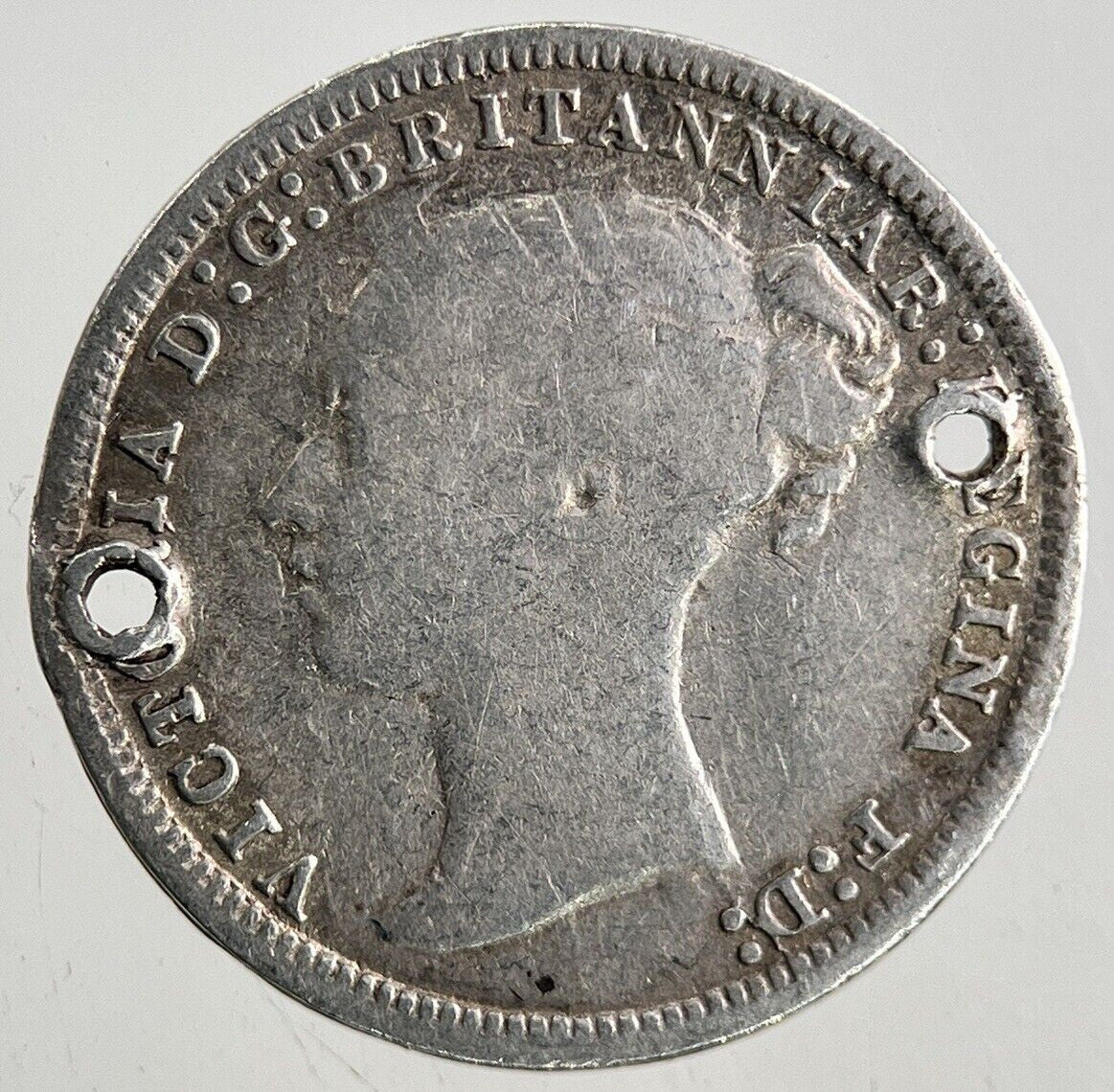 1876 Victoria Threepence Silver Coin | Collectable Grade