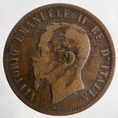 1866 Italy 10 Centesimi Coin | Collectable Grade