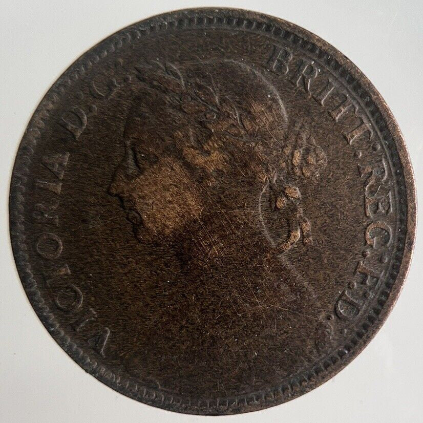1893 Victoria Farthing Coin | Collectable Grade | a4460