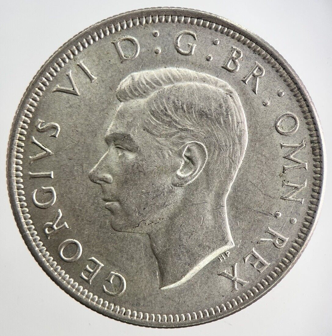 1944 George VI Half - Crown Silver Coin | Very High Grade