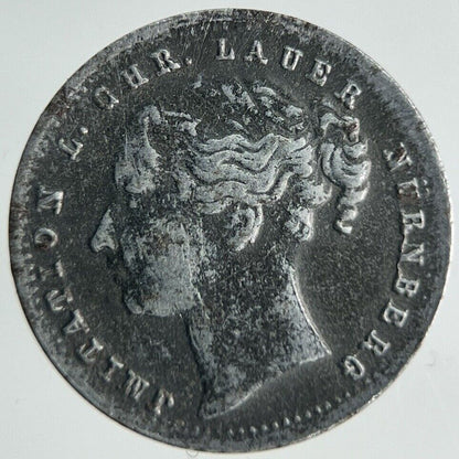 19th Century Queen Victoria Toy Money Token Coin | Fine Collectable Grade
