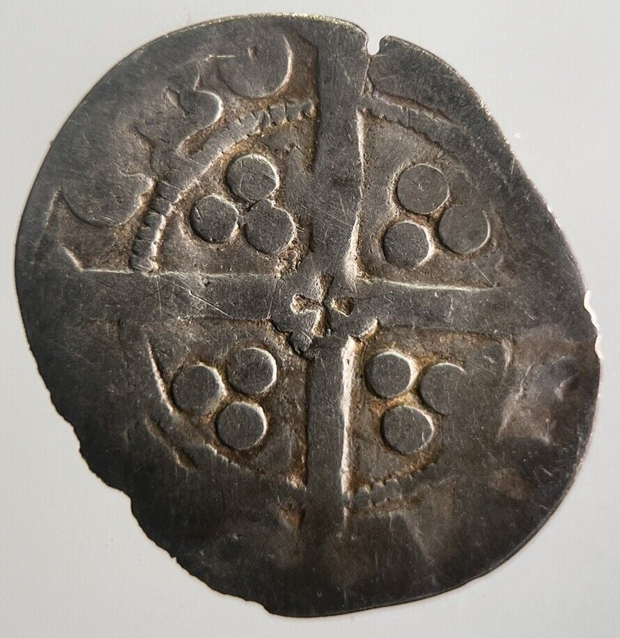 1272 - 1307 British Medieval Edward I 1st Penny Hammered Silver Coin | a4363