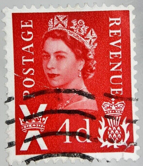British Elizabeth II 4 Four - Pence Stamp | Collectable Grade