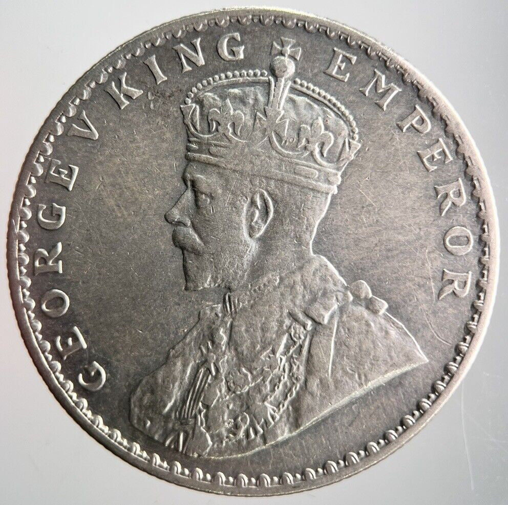 1912 India 1 One Rupee Silver Coin | Collectable Grade | a4116