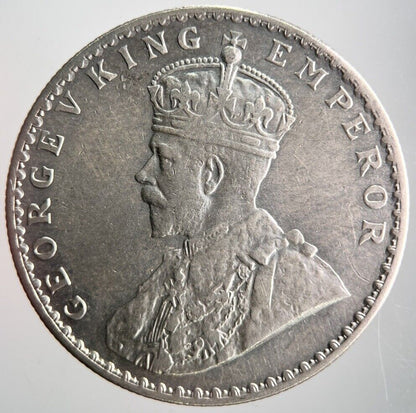 1912 India 1 One Rupee Silver Coin | Collectable Grade | a4116