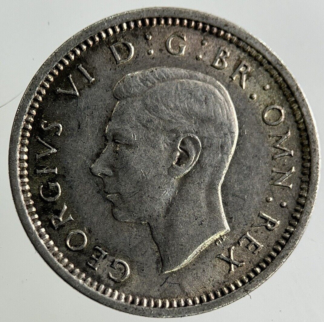 1937 George VI Threepence Silver Coin | Fine Collectable Grade