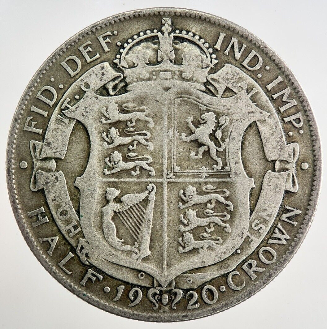 1920 George V Half - Crown Silver Coin | Collectable Grade | a8119