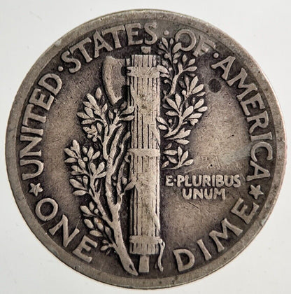 1939 US USA Mercury Dime Silver Coin | Fine Collectable Grade