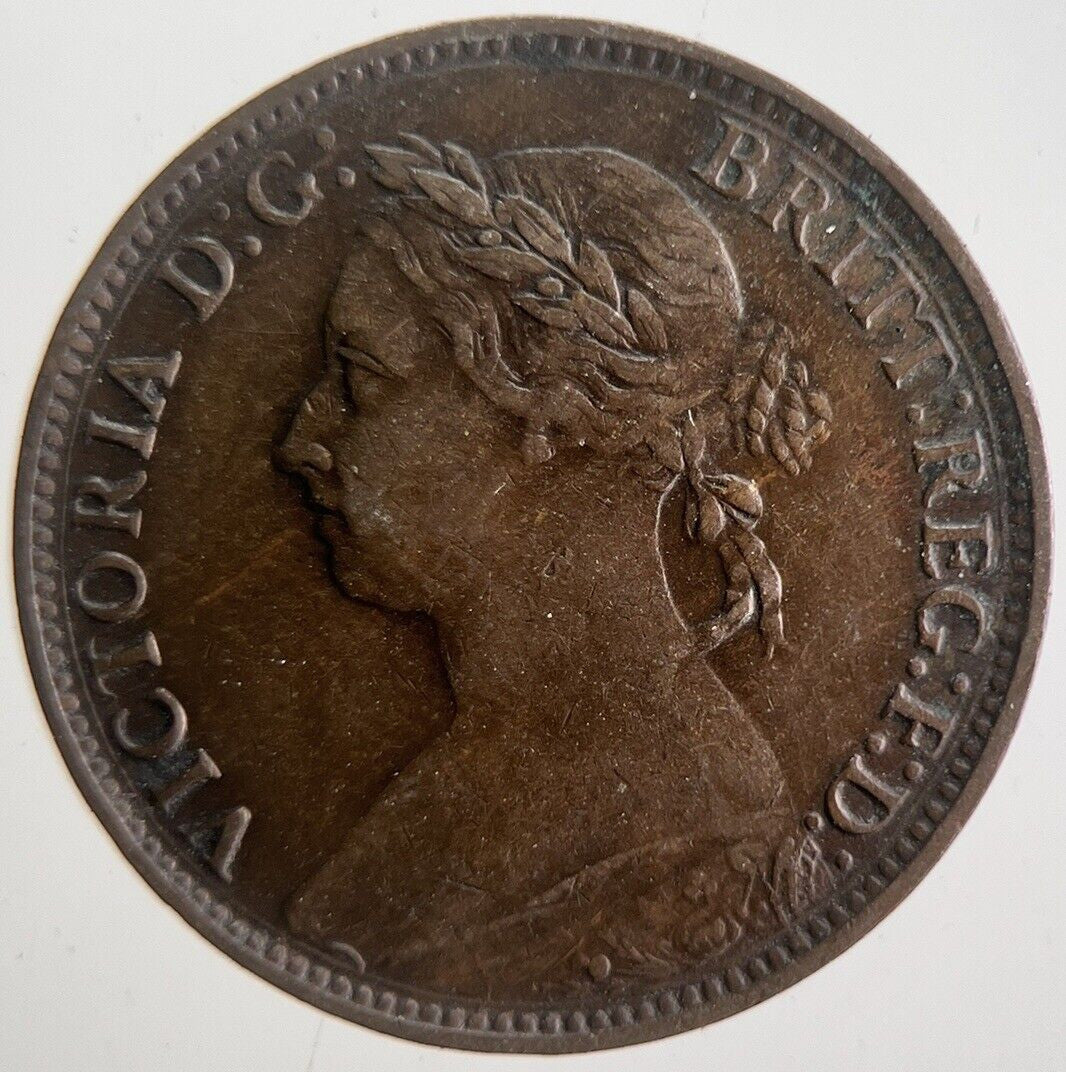 1885 Victoria Farthing Coin | Fine Collectable Grade | a4569