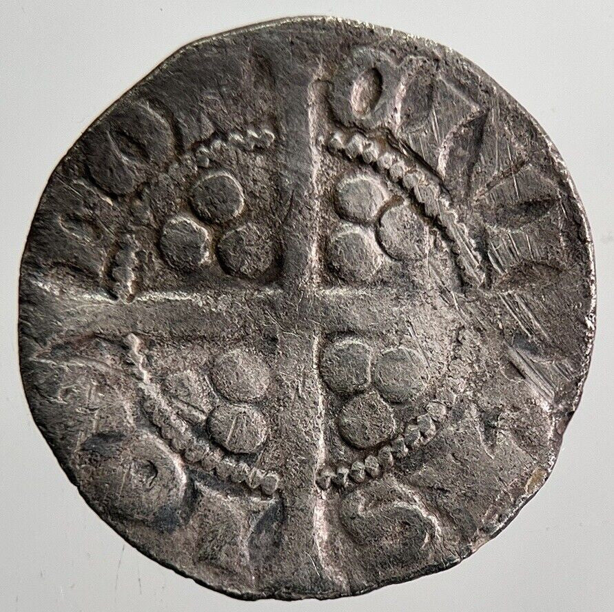 1279 - 1307 Edward I 1st Medieval Hammered Silver Penny Coin | a6084
