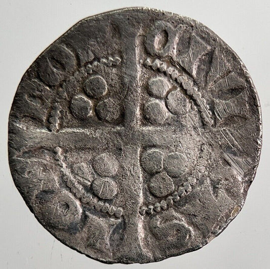 1279 - 1307 Edward I 1st Medieval Hammered Silver Penny Coin | a6084